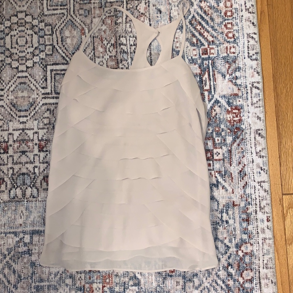 naked zebra flare-ish halter top